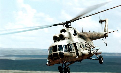 Крушение вертолета Ми-8 на Чукотке