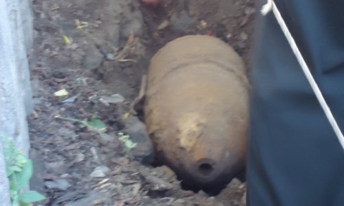 30 августа на Набережной Иркута 1а, территория компании «Феррум», была найдена неразорвавшаяся мина