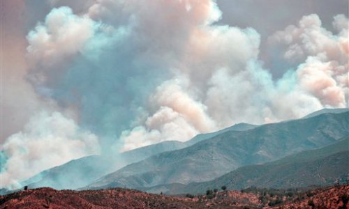 Крупный природный пожар в Калифорнии