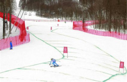 Юношеская Олимпиада в Инсбруке: Екатерина Ткаченко завоевавшая медаль на горнолыжной трассе