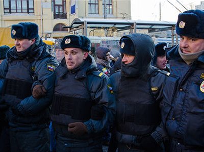 В субботу в Москве на Лубянской площади были задержаны около 40-ка человек
