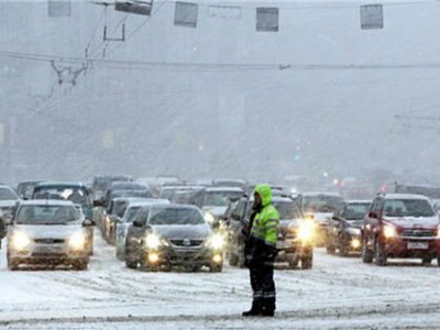 Снегопад в Москве завершится лишь к вечеру понедельника