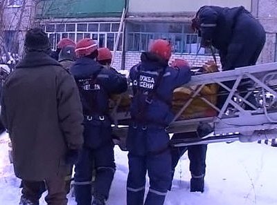 На седьмом этаже девятиэтажного дома в Хабаровске произошел взрыв газа