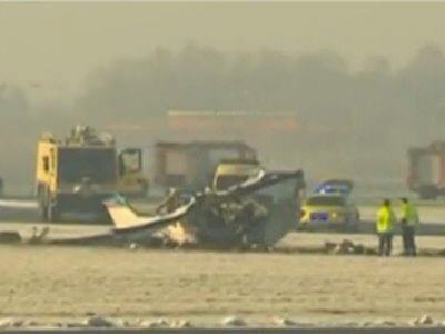 На юге Бельгии разбился пассажирский самолет