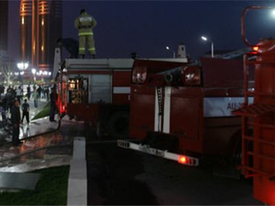 Пожар в строящейся высотке «Грозный-Сити» ликвидирован, пострадавших нет