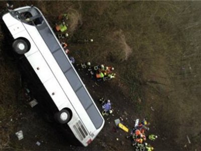 В Бельгии разбился автобус с туристами