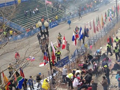 Террористическая атака во время традиционного Бостонского марафона