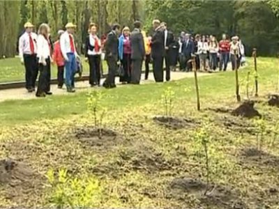 В Берлине в честь годовщины Победы заложили сиреневую аллею
