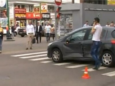 На Чистопрудном бульваре в ДТП попали 6 человек