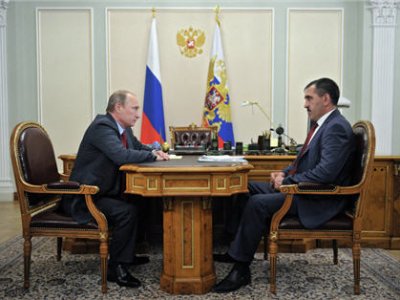 Президент России принял досрочную отставку главы Ингушетии Евкурова