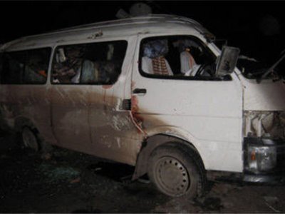 В ДТП с участием микроавтобуса один человек погиб и пятеро ранены