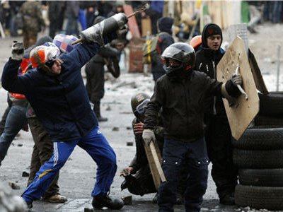 В Киеве беспорядки вспыхнули с новой силой