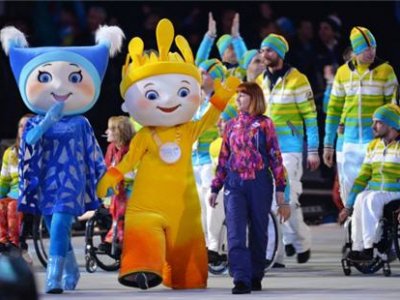 Церемония закрытия Паралимпийских Игр в Сочи